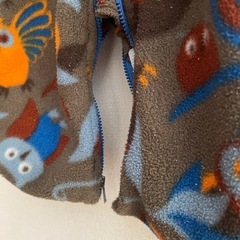 Patagonia 新生児フリースアウター　ふくろう柄の画像