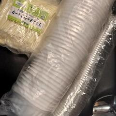 イベントに使用できそうな、プラコップ、スチロール容器等いろいろ　余り物