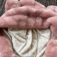 アカチャンホンポ　フリースくまジャンプスーツ 70-80の画像