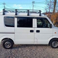 ご成約！車検長い!令和8年05月29日!H20 DA64V エブリイ PA ハイルーフ!キャリア付き!ワゴン用グリル!フォグライト!ナビ!TV!DVD!の画像