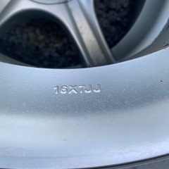 215/60R16　スタッドレスタイヤ付4本セットの画像