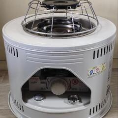 トヨトミ煮炊きできるストーブ　希少なホワイト　　　　　　ポリタン...