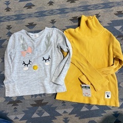 110サイズ女の子服6点セットの画像