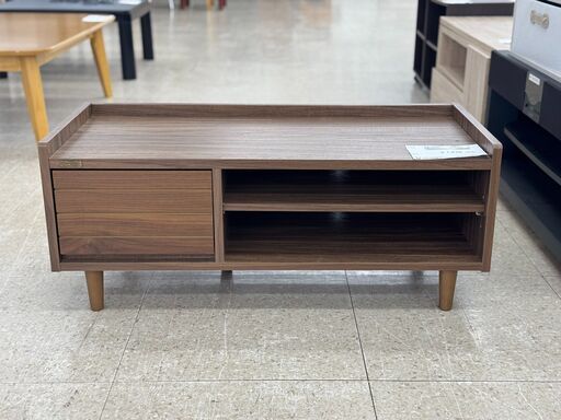★ジモティ割あり★  TV台 茶色 H40×D43×W118 クリーニング済み TJ10247
