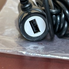 USB miniタイプB  B端子　電源ソケット・ケーブル　ドラレコ等の電源供給他　【新品未使用】の画像