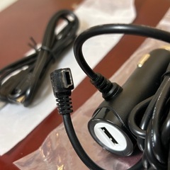 USB miniタイプB  B端子　電源ソケット・ケーブル　ドラレコ等の電源供給他　【新品未使用】の画像