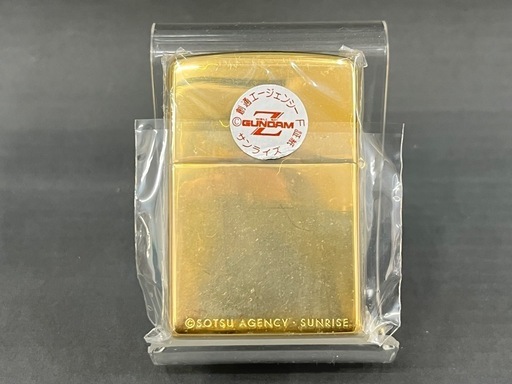 【愛品館 江戸川店】ジッポー 希少品 ジッポー 機動戦士ガンダム Z-GUNDAM  百式 GOLD MSM 00100 A.E.U.G専用ケース ID:107-050785-007
