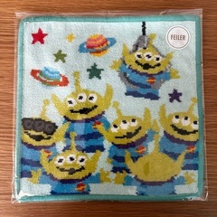 フェイラー　トイストーリー　リトルグリーンメン  ハンカチ