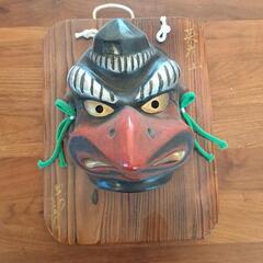 アンティーク 天狗のお面 (マスク) 