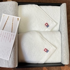 【新品】今治タオル　フェイスタオル　白