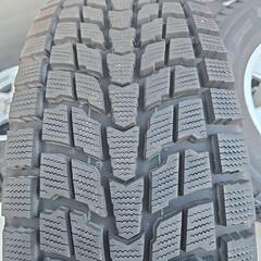 美品 PAJERO ホイール スタッドレス バリ溝！9.5分

 の画像