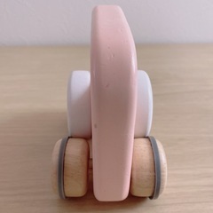 ベビー　手押し車　木製　おもちゃの画像
