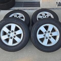 PAJERO 純正ホイール タイヤ タイヤ残ほぼ無し