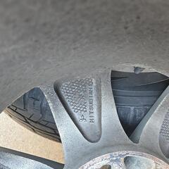 PAJERO 純正ホイール タイヤ タイヤ残ほぼ無しの画像