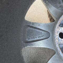 PAJERO 純正ホイール タイヤ タイヤ残ほぼ無しの画像