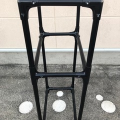 (決まりました)タイヤラック◆カバー付◆普通自動車・軽自動車◆縦置き 4本◆タイヤ収納◆積載量120kg◆タイヤ　保管の画像