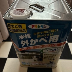 アサヒペン　水性外かべ用　14L 新品未使用　送料無料の画像