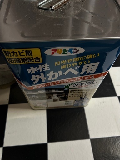 アサヒペン　水性外かべ用　14L 新品未使用　送料無料