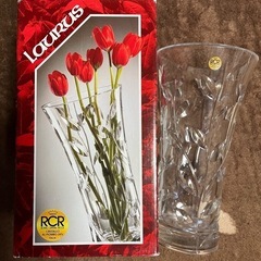 ローラス　ロイヤルクリスタルロック　花器　花瓶
