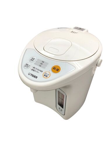 24R580 ジ3 TIGER タイガー マイコン電動ポット ホワイト PDR-G221 2.2L 2023年製 中古品