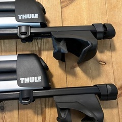 美品　トヨタ純正　THULE スキーキャリア ２個セット　鍵付き取扱説明書の画像