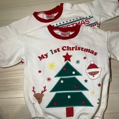 STREET COP クリスマスロンパース 70 2枚セットの画像