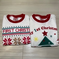 STREET COP クリスマスロンパース 70 2枚セットの画像