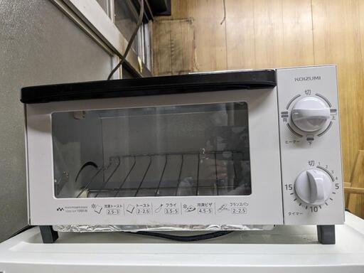 コイズミ オーブントースター ライトグレー KOS-1034/H 2024年製