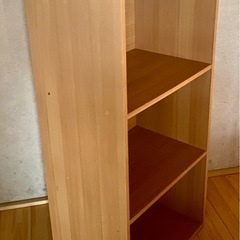 【お話中】木目調カラーボックス３段の画像
