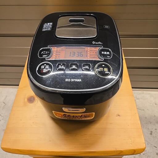 アイリスオーヤマ 炊飯器 IHジャー 家電 IRIS OHYAMA 2020年製 RC-IE50-B