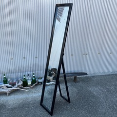 【お取引き中】全身鏡 鏡 木製 スタンド式ミラー スタンド 置き...