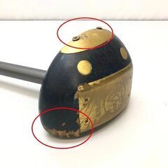 ss7079　ニッタクス パークゴルフクラブ 緑系 ソフトケース付 右打ち用 全長84cm NITTAX MakBird 右利き用 NTX パークゴルフ専用 レクレーションスポーツ パークゴルフクラブ 中古の画像