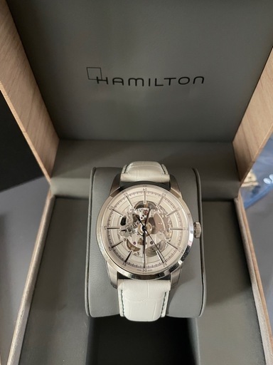【日月のみ最終値下げ】破格ハミルトン HAMILTON H40655151 アメリカンクラシックスケルトン レイルロード 自動巻き