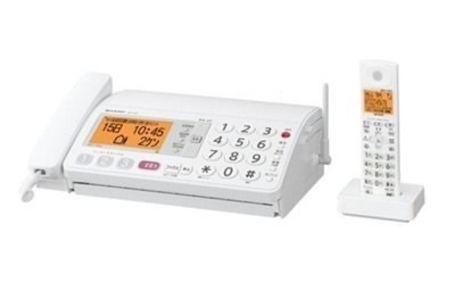 ★未使用品★【お持ち帰り大特価・家電6ヶ月保証】SHARP UX-310CL-W 子機付 FAX