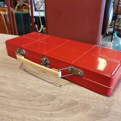 レトロ パレットケース スチール製 画材 小物入れ　/TJ-21...