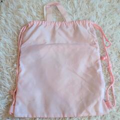 すみっコぐらし ナップサック ポケット付き ピンク の画像