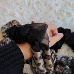 バザー用に ハンドメイド シュシュ14個の画像