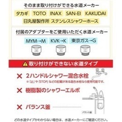 節水タイプシャワーヘッドの画像