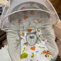 ベビー電動式揺かごベッド