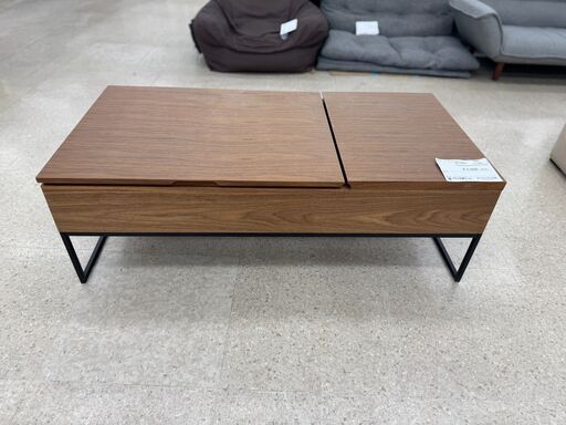 ★ジモティ割あり★  テーブル 茶色 H39×D60×W120 クリーニング済み TJ10251
