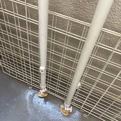 パーテーション　突っ張り棒の画像