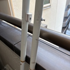 パーテーション　突っ張り棒の画像