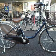 中古電動自転車３３２２　パナソニック　201８年モデル　ビビDX　BE-ELD634　16Ah   充電器付 　低使用！　良品！　年式のわりに純正タイヤのままで、ほとんど  磨耗していません。の画像