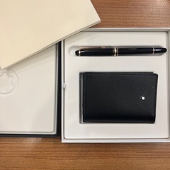 モンブラン MONTBLANC ボールペン ローズゴールド 名刺入れ ビジネスカードホルダー　 の画像