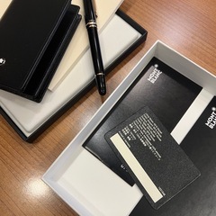 モンブラン MONTBLANC ボールペン ローズゴールド 名刺入れ ビジネスカードホルダー　 の画像