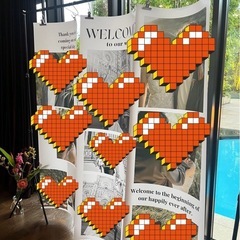 背景スタンド　撮影　結婚式の画像