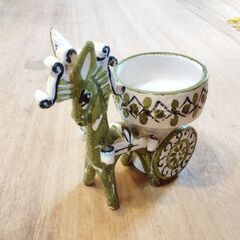 ロバ プランター 花器 フラワーポット ペン立て オブジェ 置物...