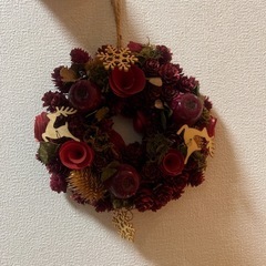 クリスマスリースなどお飾り3点セットの画像