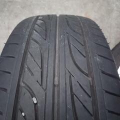 165/55R15 アルミ　タイヤ4本セット　タイヤ1本パンクしてます。No.59の画像