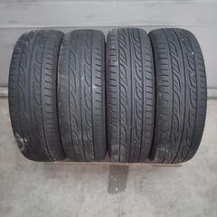 165/55R15 アルミ　タイヤ4本セット　タイヤ1本パンクしてます。No.59の画像